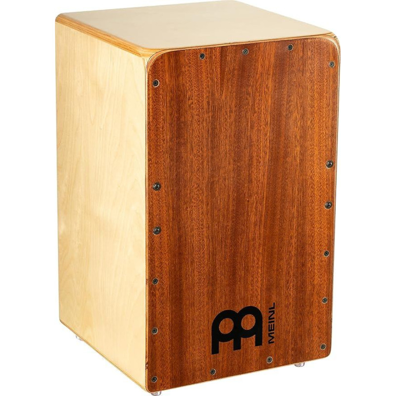 Meinl Percussion Woodcraft Professional Cajon - Große Trommelkiste mit Snare und tiefem Bass Sound - Schlagfläche Mahagoni (WCP100MH)