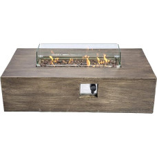 Teamson Home Peaktop HF48708AA-UK Braciere a Gas Marrone