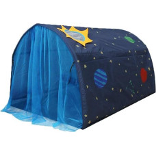 Powcan Children's Unisex Tent, Play Tent for Children, Galaxy Starry Sky Playhouse Tent, Children’s Pop Up Tent with Double Mesh Curtain And Carry Bag For Indoor & Outdoor Games, 140 x 100 x 80 cm