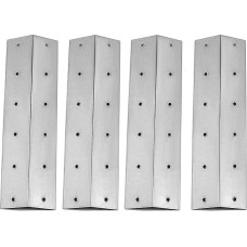 GriHero Stainless Steel Heat Plates, Heat Shields Tent, Outdoor BBQ Replacement Parts, Compatible with Outback Spectrum 3 Burners, Spectrum 3 Burner Flat Bed THG3302P, THG3302S, 4 Pack 16.5
