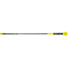 SKLZ Gold Flex, golfo švytuoklės treniruoklis, golfo reikmenys, golfo treniruočių priemonės, lankstus stiklo pluoštas, geltonos/juodos spalvos