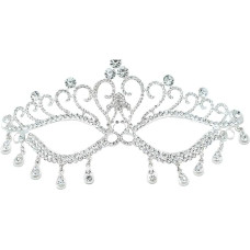 TOYANDONA Helovino kaukė Moterų Rhinestone Crystal kaukė Venecijos akių kaukė Veido kaukė Pusė kaukė maskarado maskarado kaukė maskarado kaukė kamuolys karnavalas šalis kostiumų aksesuarai