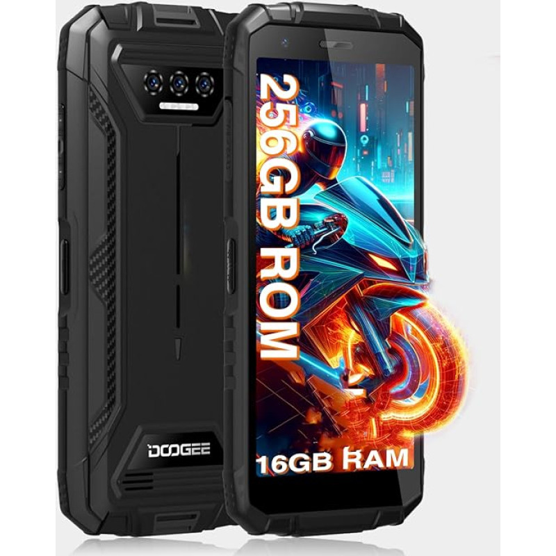 DOOGEE S41 Max (2024) lauko išmanusis telefonas be sutarties - 16GB + 256GB /1TB, 