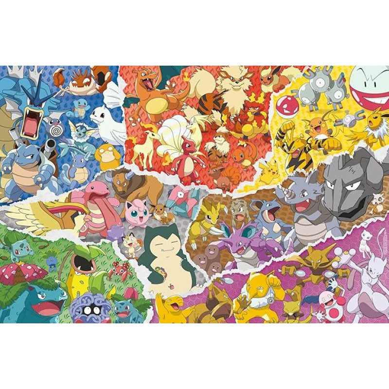 Ravensburger Dėlionė 16845 Pokémon Allstars 5000 dalių dėlionė suaugusiems ir vaikams nuo 14 metų