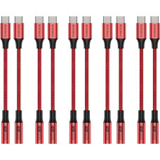 MOSWAG C tipo USB-3,5 mm ausinių lizdo adapteris, garso USB C ir Aux Dongle kabelis, skirtas 