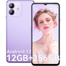 CUBOT Note 40 Išmanusis telefonas be sutarties 12GB (6GB + 6GB) RAM 256GB ROM TF 1TB Išplėsti 6,56 colių ekranas Android 13 Mobilusis telefonas 50MP kamera 4G Dual SIM Octa Core GPS OTG Violetinė