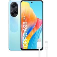 Oppo A98 5G, dvigubas, 256GB, 8GB RAM, svajingai mėlynas