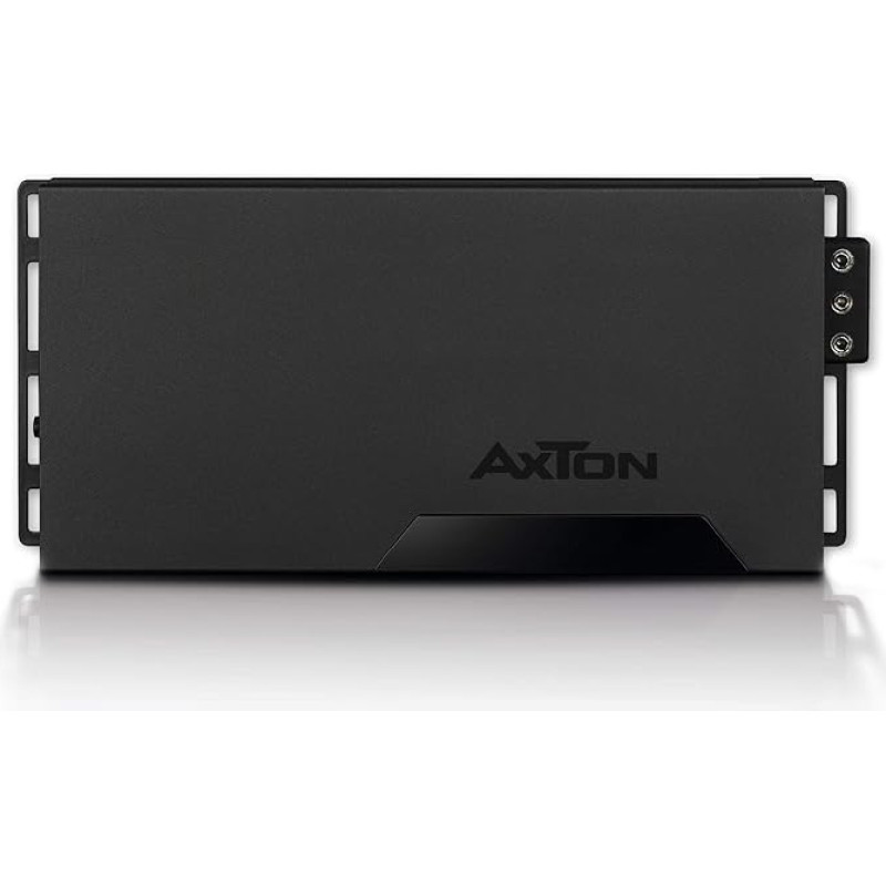 AXTON A401: Powerful 4-Channel Car Amplifier, 4 x 100 Watt, Class D Digital Power Amplifier with High-Level Inputs, Suitable for Vehicles with Automatic Start/Stop