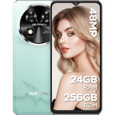 OUKITEL C37 mobilusis telefonas be sutarties, 24GB + 256GB/1TB išplečiamas 5150mAh 4G išmanusis telefonas, 6,6 colių FHD+ ekranas, 