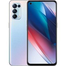 OPPO Find X3 Lite 5G - 8 GB RAM + 128 GB atminties be SIM kortelės išmanusis telefonas (6,4 colio, 64 MP keturkampis fotoaparatas, dvi SIM kortelės), sidabrinis