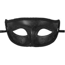 Cupimatch Maskenball-Maske, Maske, Erwachsenenkostüm, Schwarz, Maskerade-Maske, für Karnevalspartys, Halloween