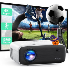 YOTON projektorius 4K, Full HD 1080P vaizdo projektorius, Y6 