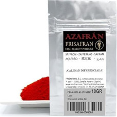FRISAFRAN Ground saffron powder, 10 g, authentic saffron flavour in compact powder form, perfectly dosed for single portions, increases the aroma of any dish
