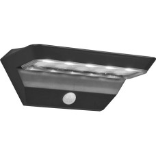 Reality Leuchten Mendoza R22241142 LED Solar Outdoor Wall Light Plastic Anthracite with 5 Watt LED Motion Sensor