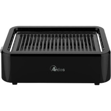 ARDES - ARGRILL01 Smokeless Electric Grill AMO, BBQ, Smokeless, Infrared Heating 1100 W, Portable Electric Balcony Grill for Indoor or Outdoor Use with Removable Grill