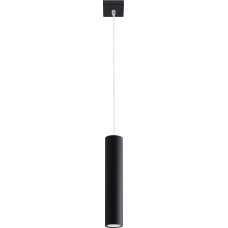 Sollux Lighting Lagos 1 Steel Pendant Light, Black