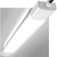 LED Wet Room Light 150 cm, 45 W 5000 LM IP65 Waterproof Wet Room Lamp Bath Light Connectable Ultraslim Ceiling Light Flat Fluorescent Tube for Cellar Garage Workshop Bathroom Office 4000 K White