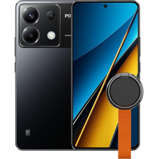 Poco X6 5G išmanusis telefonas, 12 + 256 GB mobilusis telefonas be sutarties, 120 Hz 6,67 colių 1,5 K AMOLED ekranas, 64 MP OIS triguba kamera, 5100 mAh, 67 W turbo įkrovimas, dvi SIM kortelės, juodas