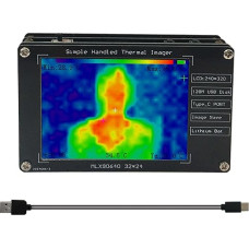 Infraraudonųjų spindulių kameros jutiklio detektorius Nešiojamasis 2,8 colių LCD ekranas