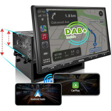 ATOTO F7XE 10 colių integruotas DAB+ Double DIN ir Single-DIN adaptyvusis automobilinis radijas 