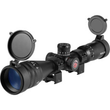 Paike Rifle Scope 4-16x44 AOE Red Green Blue Illuminated with Sun Visor