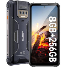 CUBOT Kingkong Power 6,5 colių FHD+ išmanusis telefonas 8GB ir 256GB 48MP triguba kamera 10600mAh baterija 