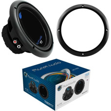 1 Planet Audio AC10D 25 cm 250 mm 10 colių žemų dažnių garsiakalbis, 750 W RMS ir 1500 W maksimali galia, DVC dviguba ritė, 4 Om, skirtas automobiliui arba garsiakalbiui, 1 vnt. + tvirtinimo žiedas