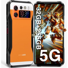 DOOGEE V20S 5G lauko mobilusis telefonas be sutarties, 32GB + 256GB (TF 2TB), 6,43 colių 2K + 1,58 colių AMOLED galinis ekranas, 