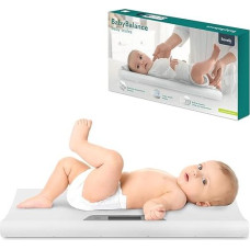 LIONELO BABYBALANCE Electronic Baby Scale, Children's Scales up to 20 kg, Large Display, Tare Function, Memory for Last Measurement, Precise Weighing in 5 g increments