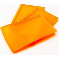 Tauro Essiccatori, Silidrop Platinum Silicone Reusable Non-Stick Food Containers - Made in Italy - Pack of 3