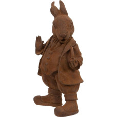 F&G Supplies Mr Rabbit Cast Iron Beatrix Potter Sculpture - This charming guy is full of character