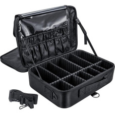 Kosmetikos krepšys Kelionės makiažo krepšys Kosmetikos dėklas saugojimo krepšys moterims makiažo tualeto reikmenų krepšys kelionės rinkinys mažas atvejis, juoda, Kosmetikos krepšys