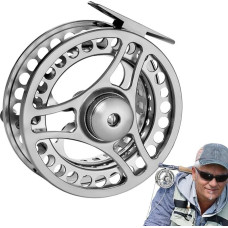 Metall-Angelrolle, multifunktionale Angelrolle, leichte Fliegenfischrolle, Mehrzweck-Metall-Fliegenrolle für Süßwasserangeln
