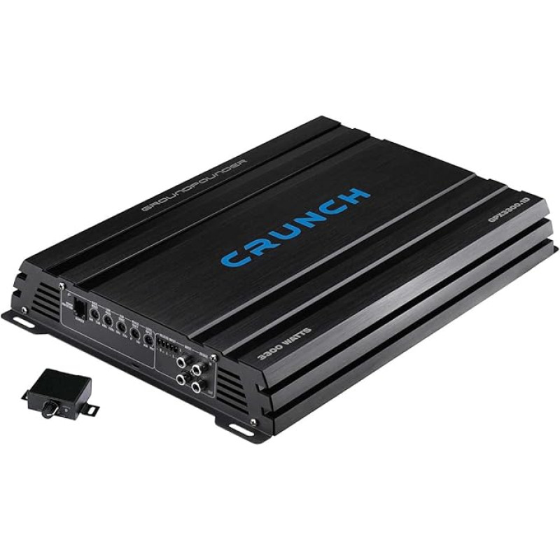 Crunch GPX3300.1D Class D Digital Mono Amplifier Power Amplifier Monoblock