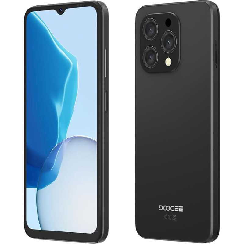 DOOGEE N55 (2024) Išmanusis telefonas be sutarties, 9GB + 128GB, 6,56 colių HD+ ekranas, 