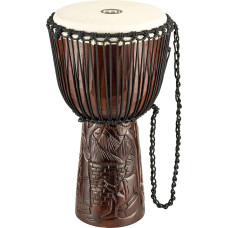 Meinl PROADJ2-L 12 inch Professional African Style Djembe with Village Carving