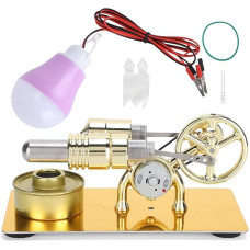 Tnfeeon Motor Model Generator with External Burning of Bulb for Physics Teaching Science Toy Decoration