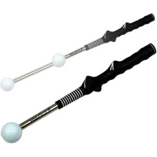 HH-Golf Rhythm Click Sound Telescope Warm Up Golf Swing Trainer, koreguojanti trenerio mokymo priemonė tempui, jėgos treniruočių lazdelė