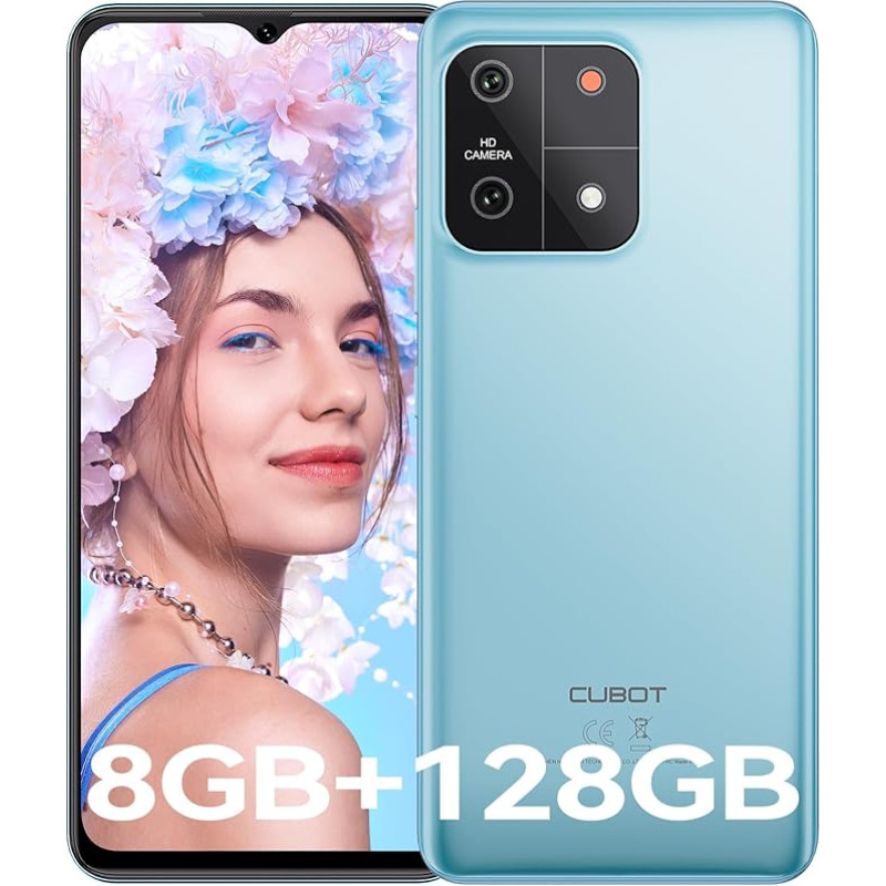 CUBOT A1 išmanusis telefonas be sutarties 8GB (4GB + 4GB) RAM 128GB ROM TF 1TB Išplėsti 6,56 colių ekranas 13MP kamera 5100mAh 