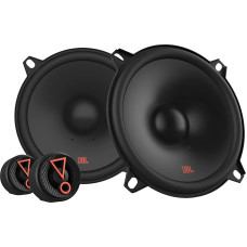 JBL Harman Kardon Stage3 507CF automobiliniai garsiakalbiai 135 vatų dvipusio garso komponentų rinkinys 13 cm / 130 mm / 5 colių įmontuotas garsiakalbis be grotelių ir 3,25 cm aukštų dažnių garsiakalbis, juodas