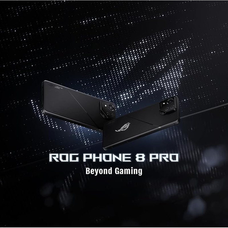 ASUS ROG Phone 8 Pro, oficialus ES, Phantom Black, 16 GB RAM, 512 GB atminties, 