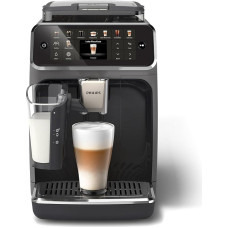 PHILIPS Serie 5500 Kaffeevollautomat inkl. Latte Go, SilentBrew-Technologie, Schnellstart. Aromatinė kava iš frisch gemahlenen Bohnen, 20 Heiß- und Eisgetränke, Grau (EP5544/50)