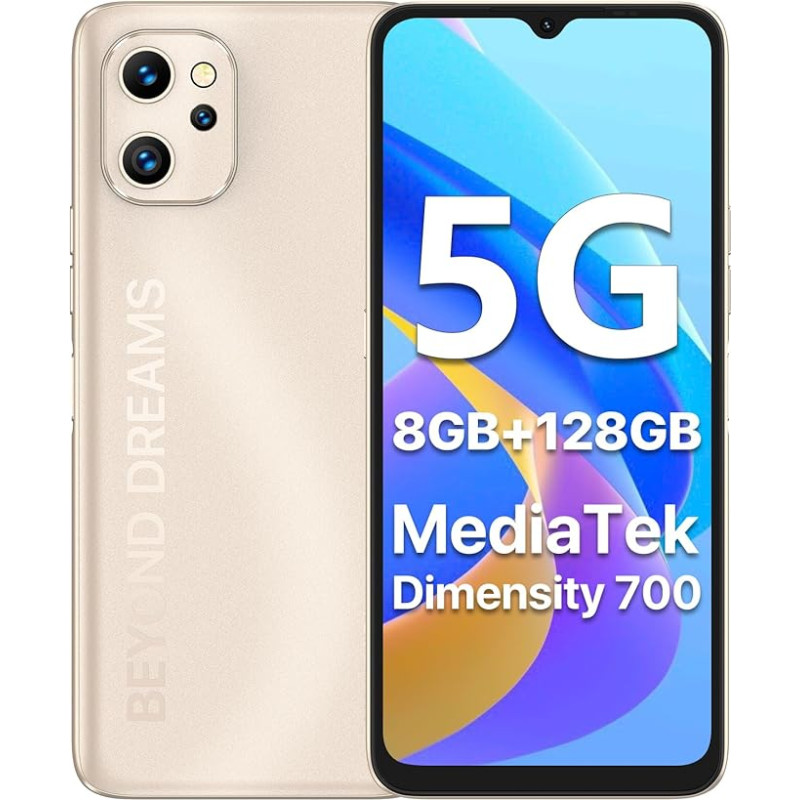 UMIDIGI F3 5G išmanusis telefonas be sutarties, 8 + 128G mobilusis telefonas be sutarties, 