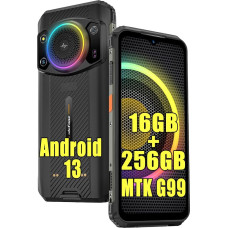 Ulefone Armor 21 16GB + 256GB Lauko mobilieji telefonai be sutarties Android 13, MTK G99 3,5W garsiakalbis Lauko išmanusis telefonas be sutarties, 64MP + 24MP naktinio matymo kamera, 6,58 colių FHD+, 9600 mAh,