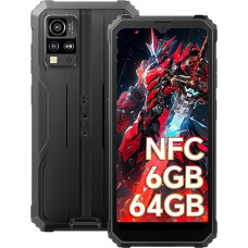 Blackview BV4800 Lauko mobilusis telefonas (64GB/1TB + 6GB), 5180mAh 6,56 colių aštuonių branduolių statybvietės mobilusis telefonas, 