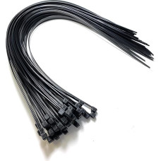 On1shelf Cable Ties, Pack of 50, Black, 12 x 1000 mm