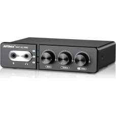 AIYIMA DACA2 PRO žaidimų DAC ausinių stiprintuvas USB mini stereofoninis Hi-Fi dekoderis su RCA/3,5 mm AUX, skirtas PS5 staliniams žaidimams