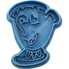 Cuticuter Chip Bella Y Beast Cookie Cutter, mėlyna, 8 x 7 x 1,5 cm