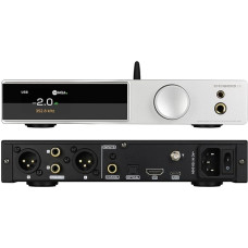 SMSL DO300EX HiFi MQA DAC ausinių stiprintuvas AK4191 AK4499EX XMOS XU-316 USB/Optical/Coaxial/Bluetooth5.1/IIS įvestis RCA/XLR/4.4mm/6.35mm ausinių išvestis Namų garso dekoderis (sidabrinis)