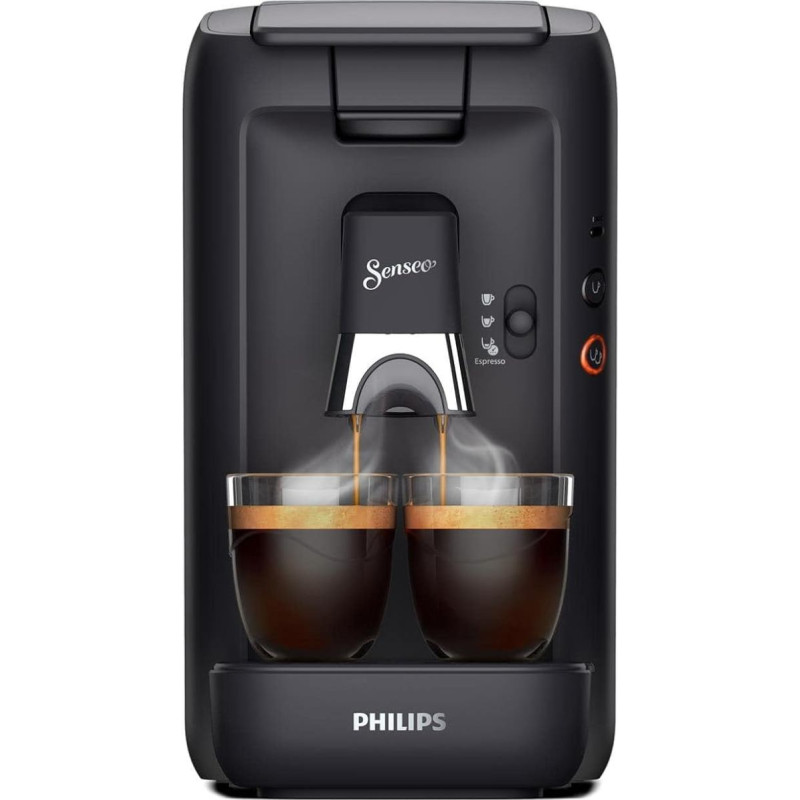 Philips Senseo Maestro Coffee Pod Machine - Intense Plus Technology, High-Quality Espresso Quality, Environmentally Friendly Design, 1.2 L Water Tank, Memo Function, Descaling Indicator (CSA260/60)